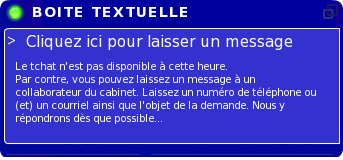 Laissez nous un message...